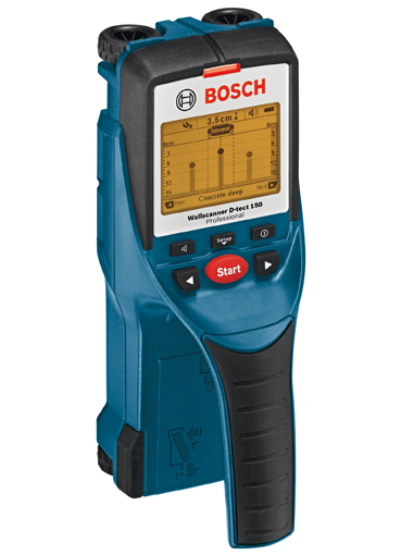 Präzise Ortung mit dem Wallscanner D-tect 150 Professional von Bosch 